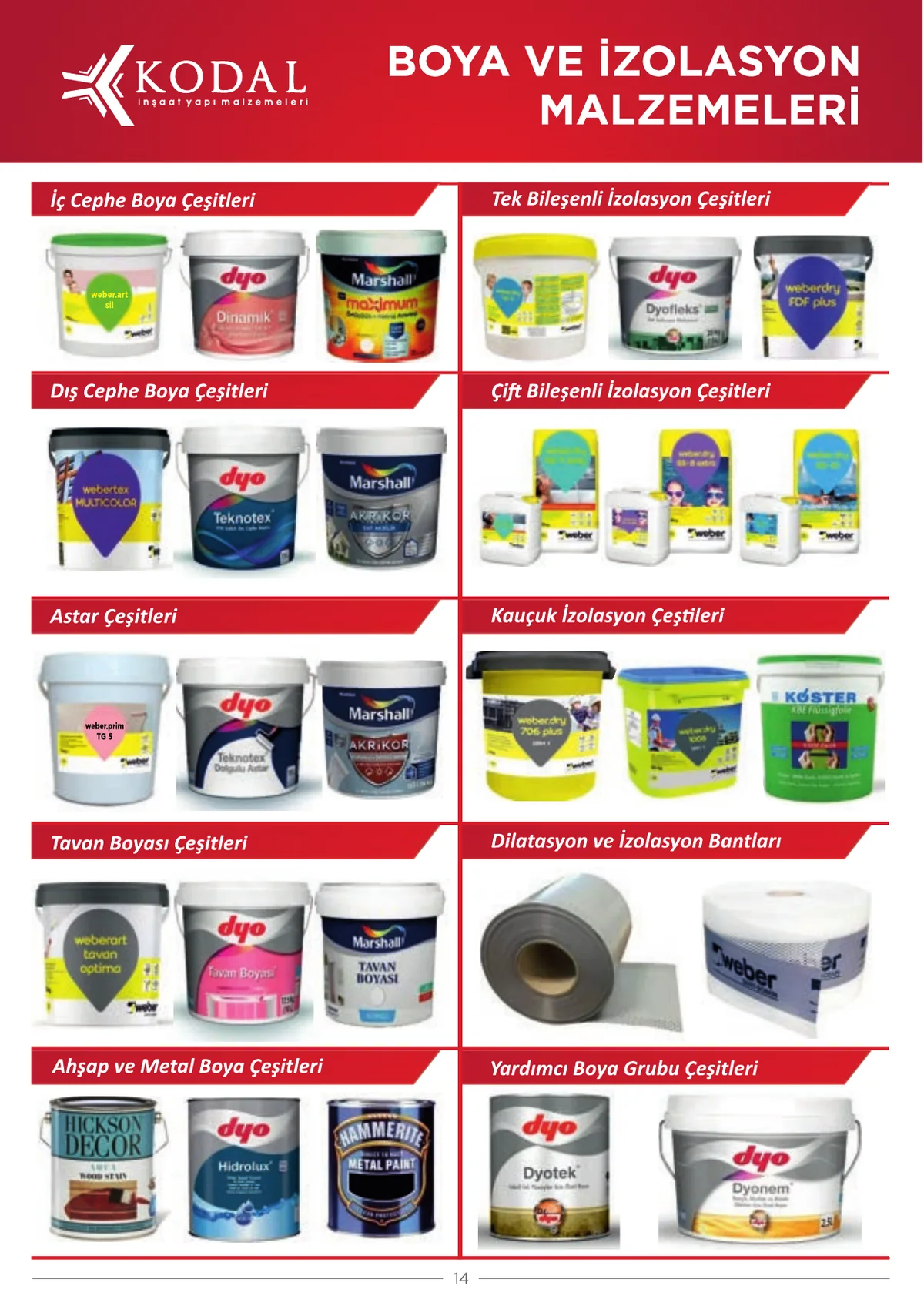 Kodal Katalog Sayfa 16