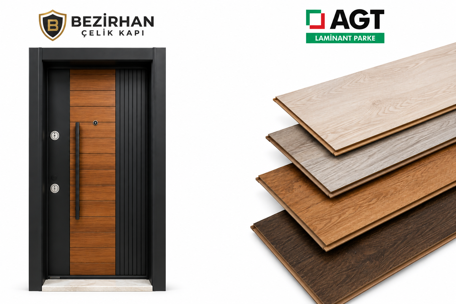 Çelik Kapı, İç Kapı ve Laminant Parke & Menfez Kapakları
