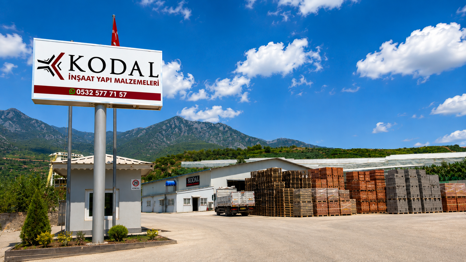 Kodal Yapı Market showroom ve depo görseli