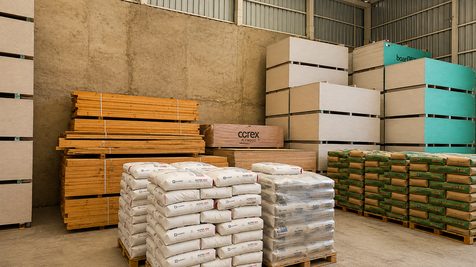 Kodal Yapı Market showroom ve depo görseli